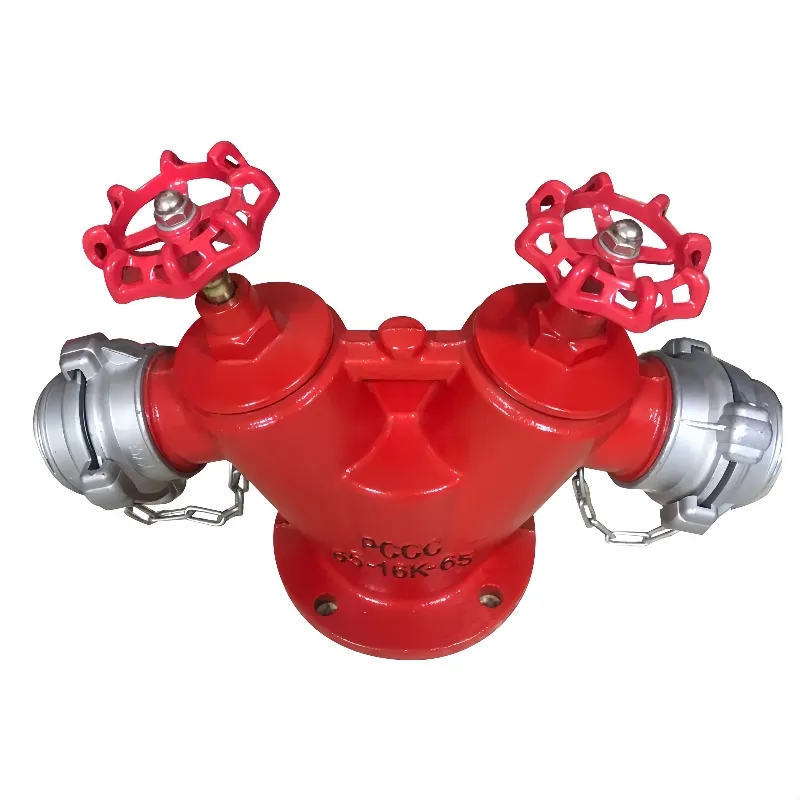 Двухкорпусный гидрант с двумя выходными патрубками (2)