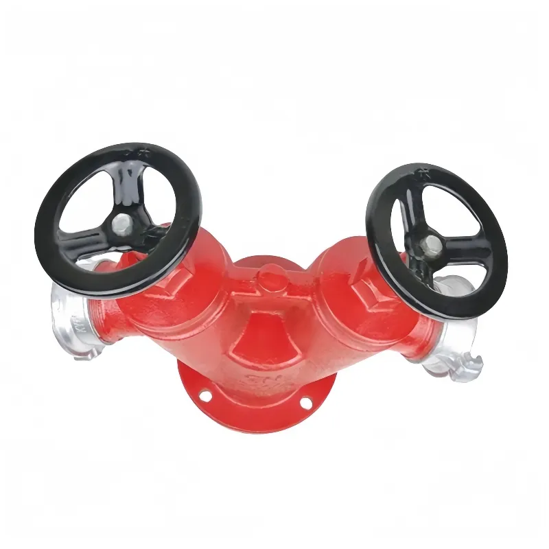 Двухкорпусный гидрант с двумя выходными патрубками (4)