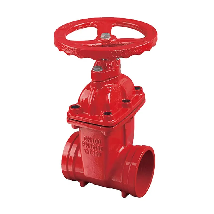 Задвижной клапан с выдвижным шпинделем под желобковое соединение (3)