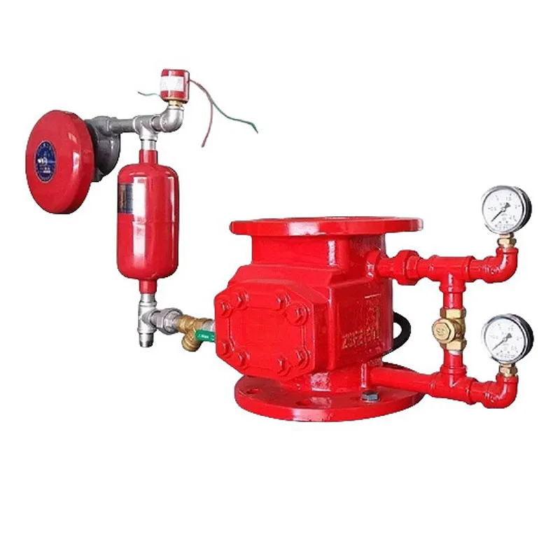 Пожарный фланцевый водозаполненный сигнальный клапан (4)